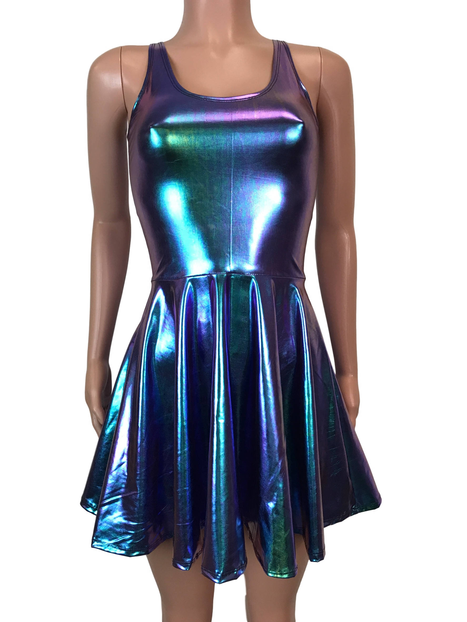 blue skater dress amazon Lycra figure skating dresses amazon women spandex FC587 - Blue - Color