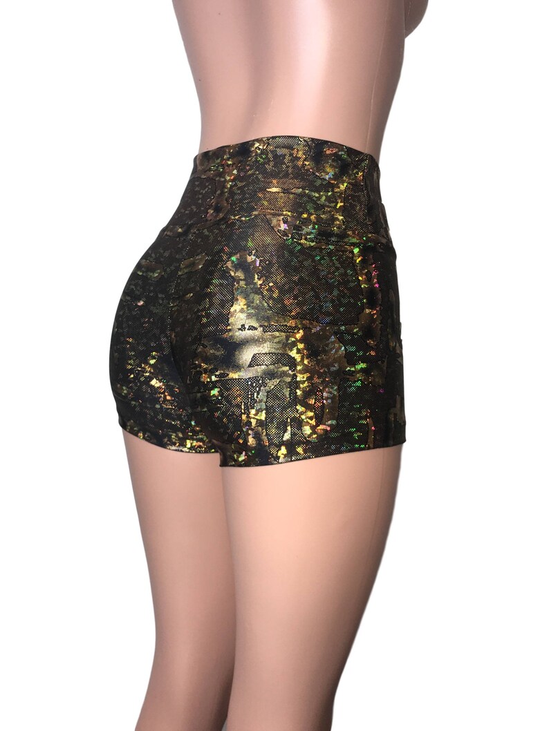 high waisted booty shorts crossfit