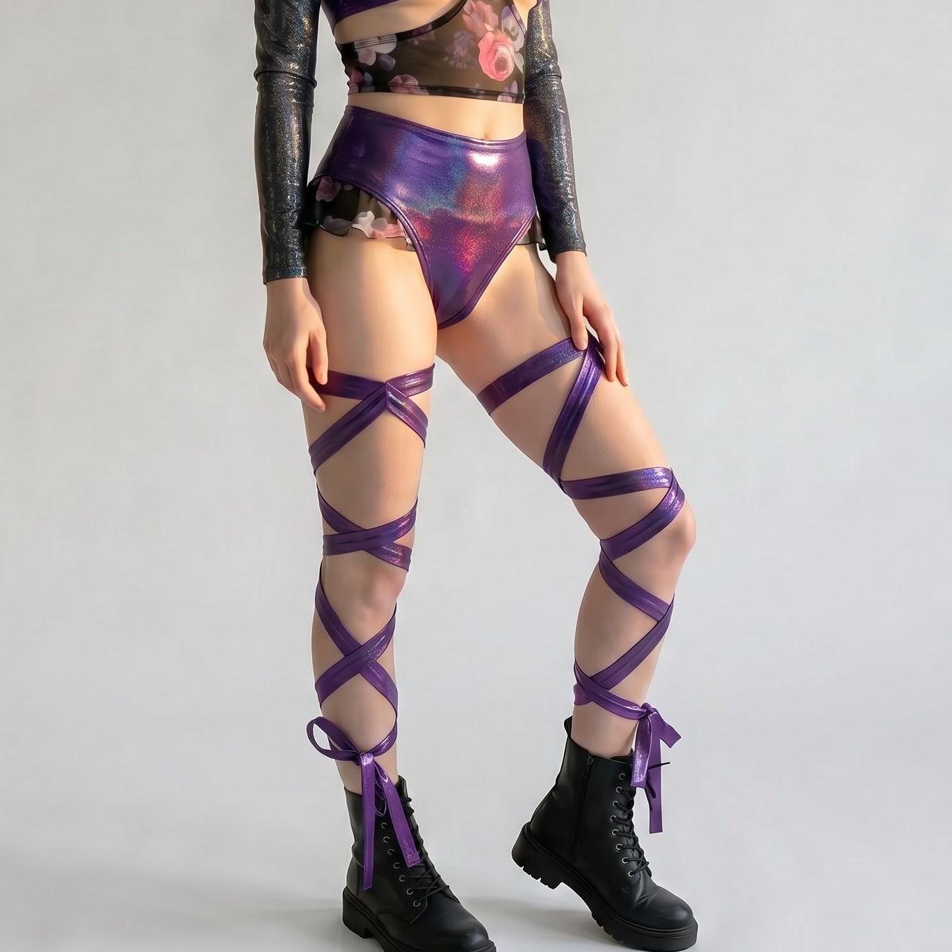 Holographic Garter - Etsy display picture 3