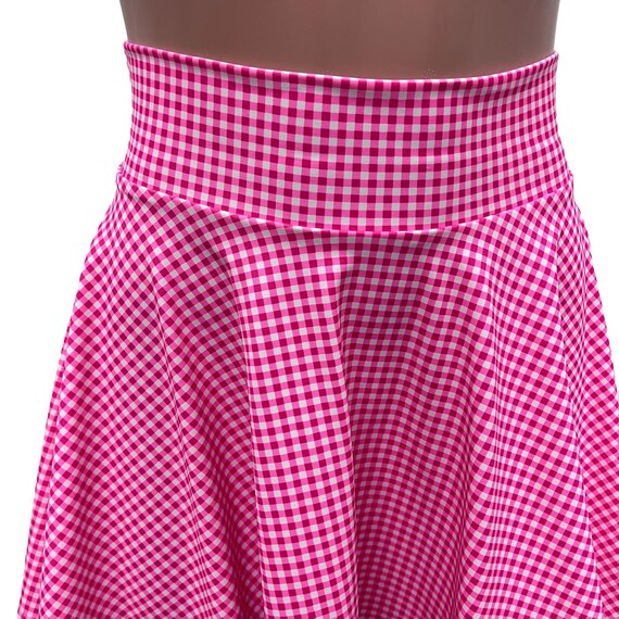 Gingham skater skirt hotsell