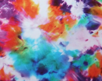 Tie Dye Blitz Poly Spandex Fabric by-the-yard