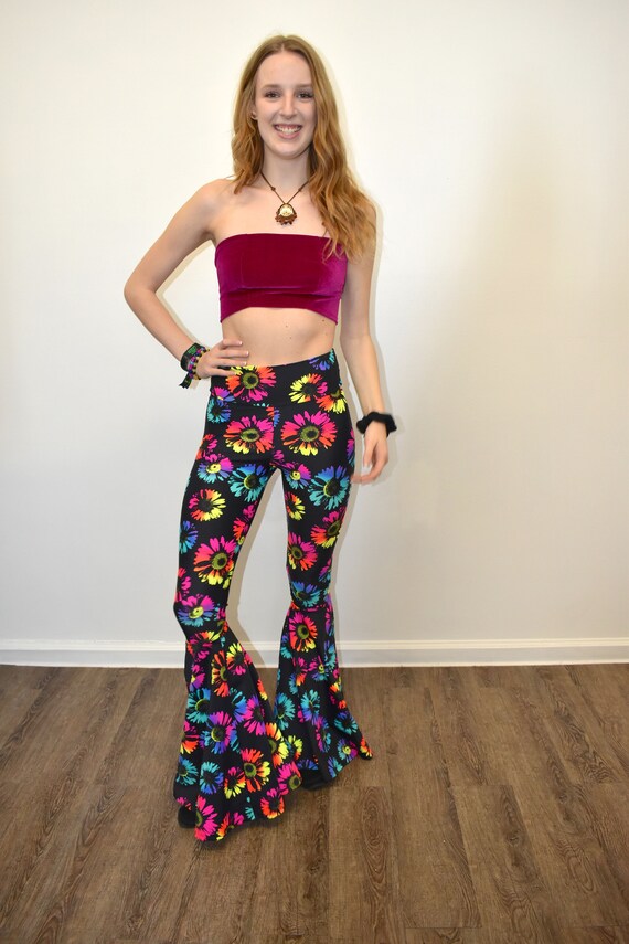 neon bell bottoms
