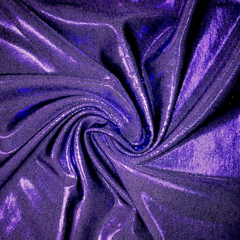 Purple Mystique Metallic Spandex Fabric By-the-yard - Etsy