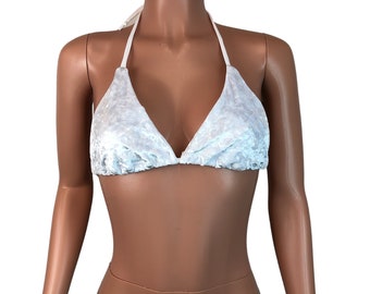 Haut de bikini triangle | Bikini sexy | Haut rave, tenue de festival, Burning Man, tenue EDM
