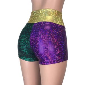 mardi gras booty shorts
