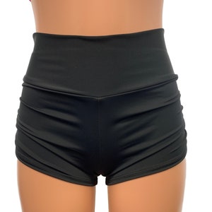Dance Shorts Scrunch Booty Shorts in Several COLORS - Athletic Pole Shorts - CHOOSE your RISE - Bikini Bottoms, Roller Derby,