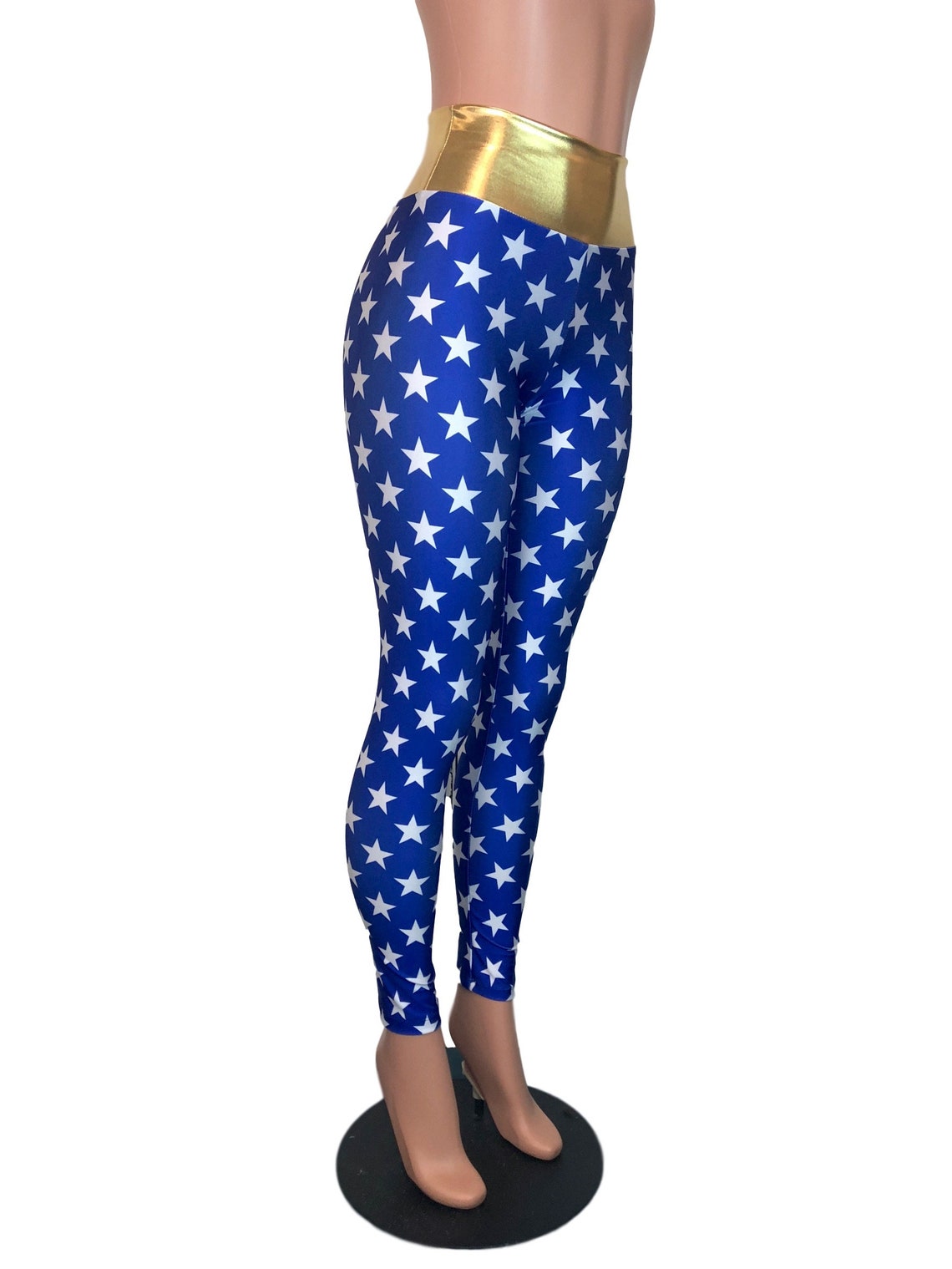 Wonder Woman High Waist Leggings Pants Rave Cosplay Etsy
