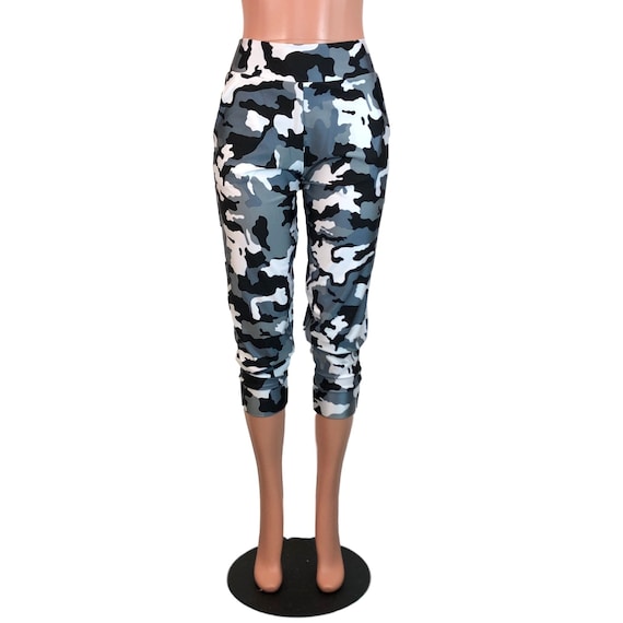 black and white camo joggers