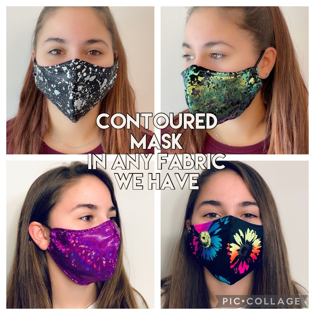 Create Your Own Contoured Mask | Any Fabric, Rave Mask, Festival ...