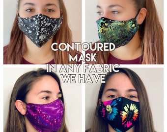 Create Your Own Contoured Mask | Any Fabric, Rave Mask, Festival Clothing, Burning Man Outfit