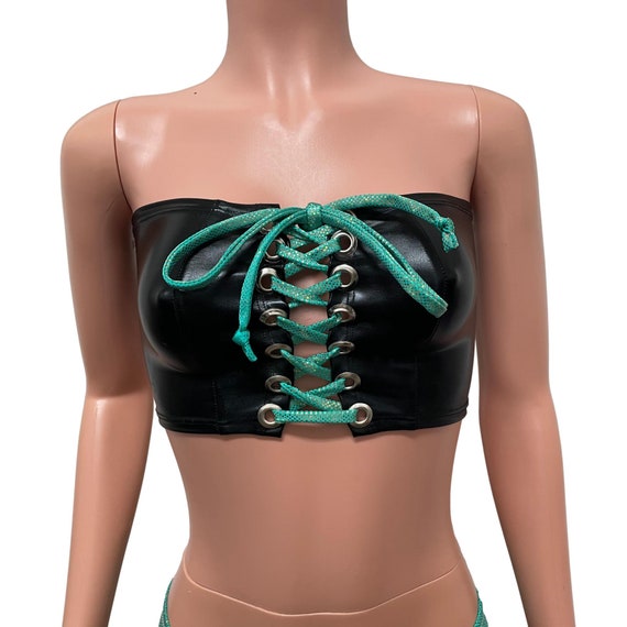 leather look bandeau