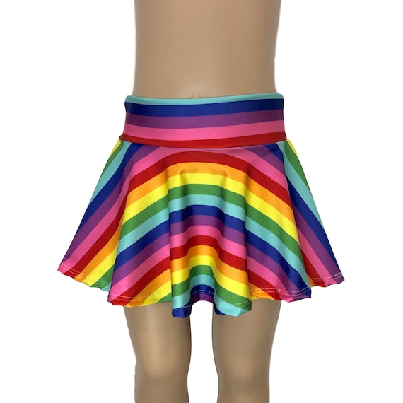 rainbow skirt circle