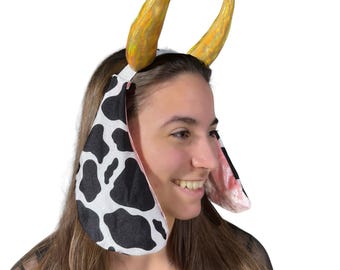 Lot 4 Bandeaux Cornes De Vache élastiques – Pour Cosplay, Fête Déguisée, Spectacle, Ajustable - 6