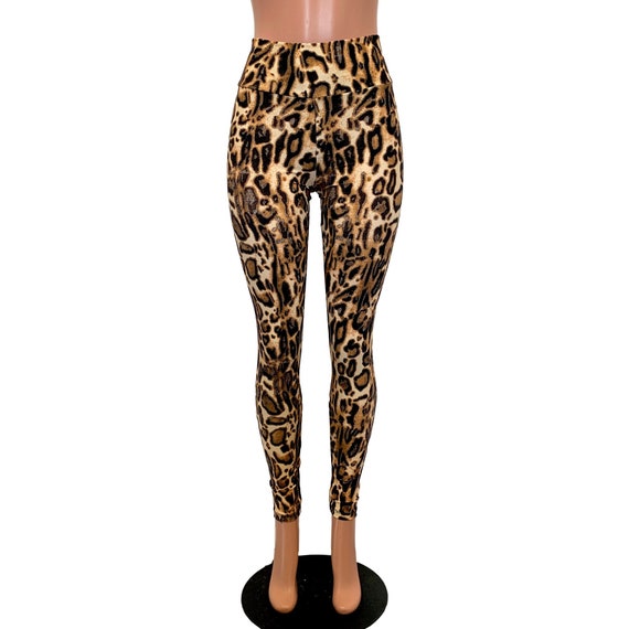 cheetah high waisted pants