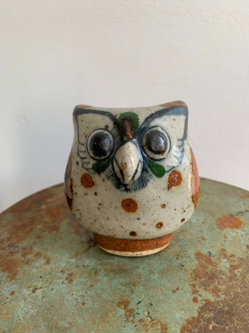 small ceramic owl figurines