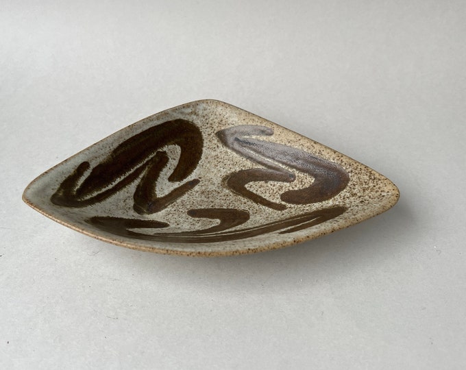 Vintage 60s Hastings Mid Century Art Pottery Dish Minimalst Etsy