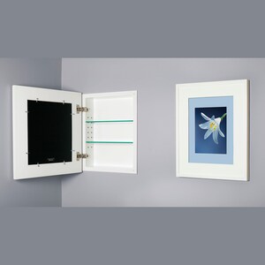 14x18 Large Concealed Medicine Cabinet With a Picture Frame Door