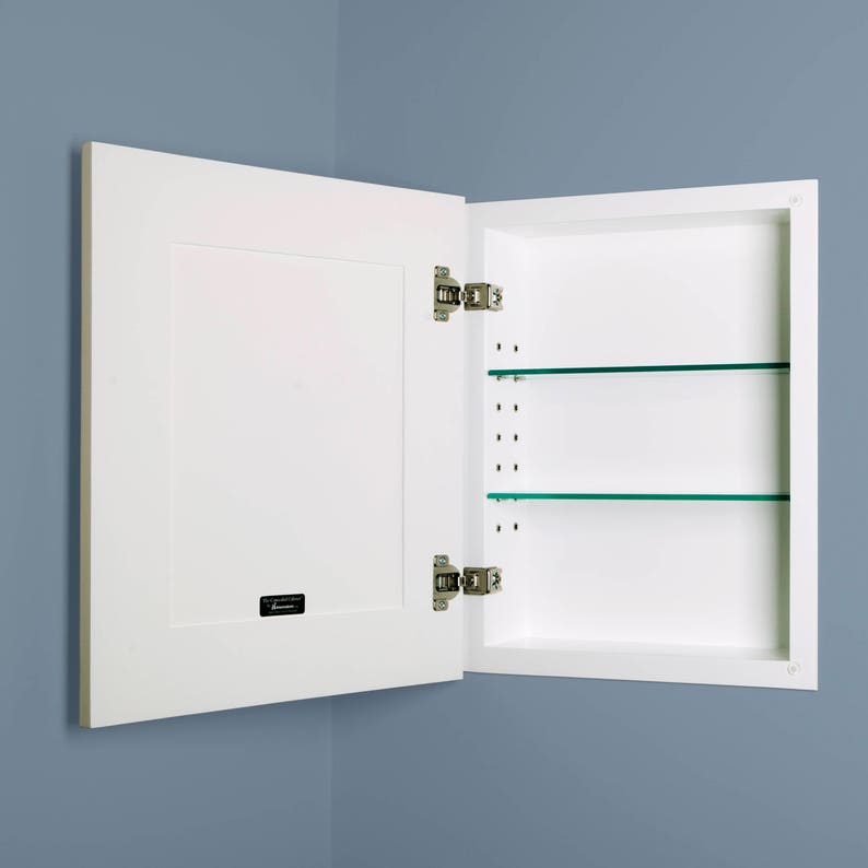 Shaker Style Recessed Medicine Available in White Etsy