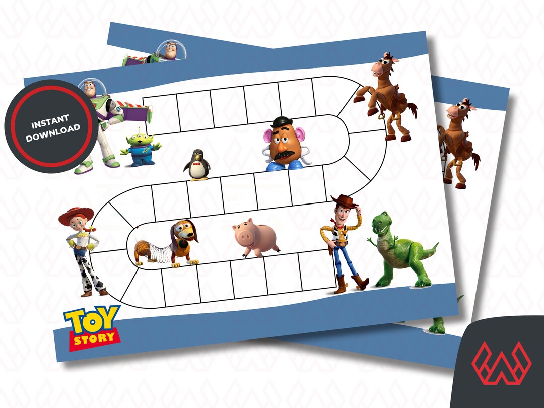 Toy Story Reward Chart Printable Potty Training Reward Chart Etsy