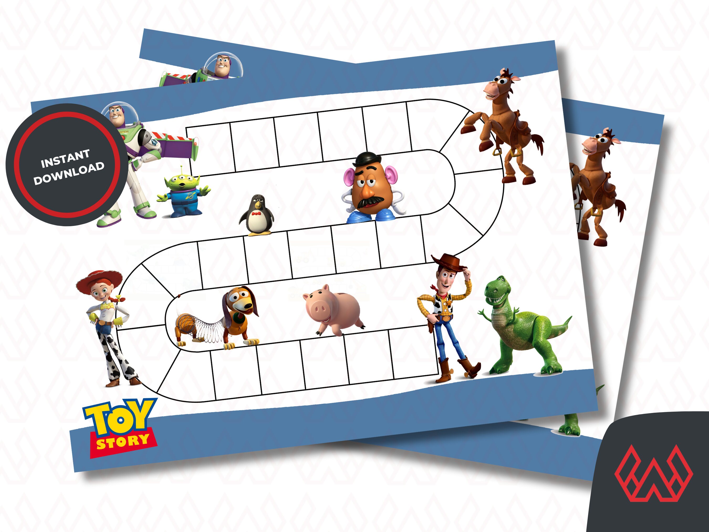 Toy Story Reward Chart Printable Potty Training Reward Chart - Etsy