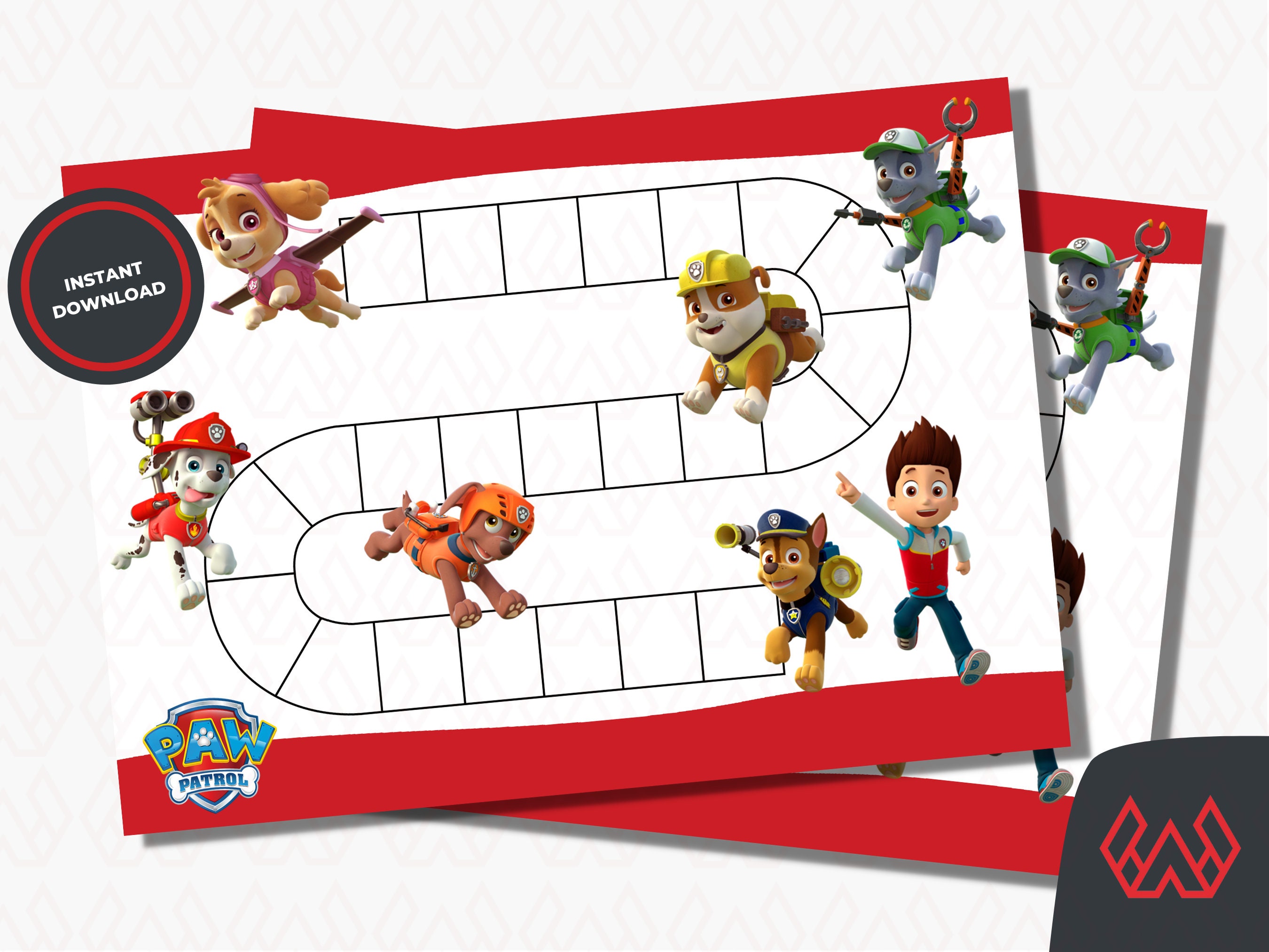 EK Disney Nickelodeon Mini Stickers-Paw Patrol Characters