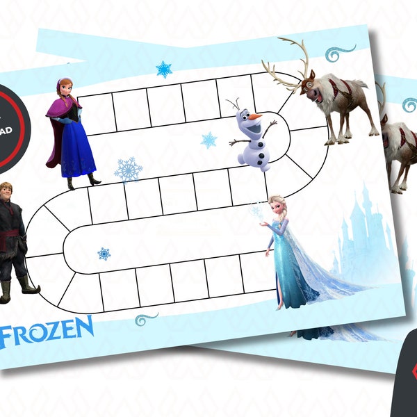 Frozen Printable Reward Chart - Etsy