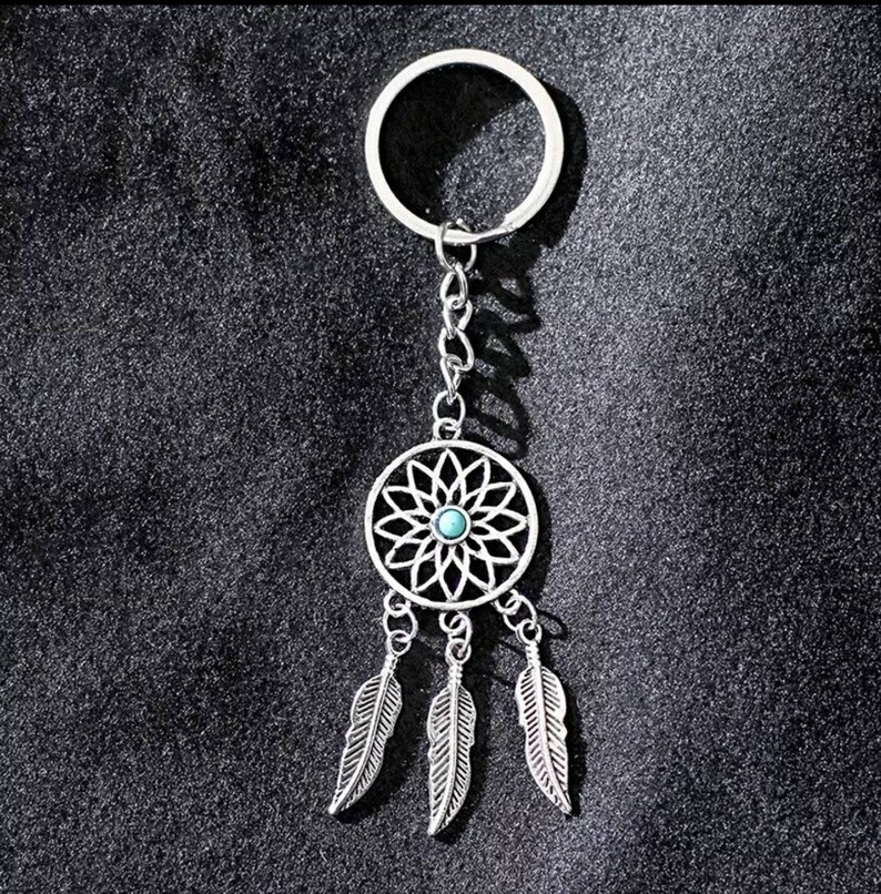 Dreamcatcher Keychain Etsy
