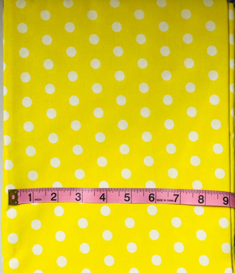 apparel hair crafts 1 yard cut applique quilting Polka Dot Fabric kids crafts crafts