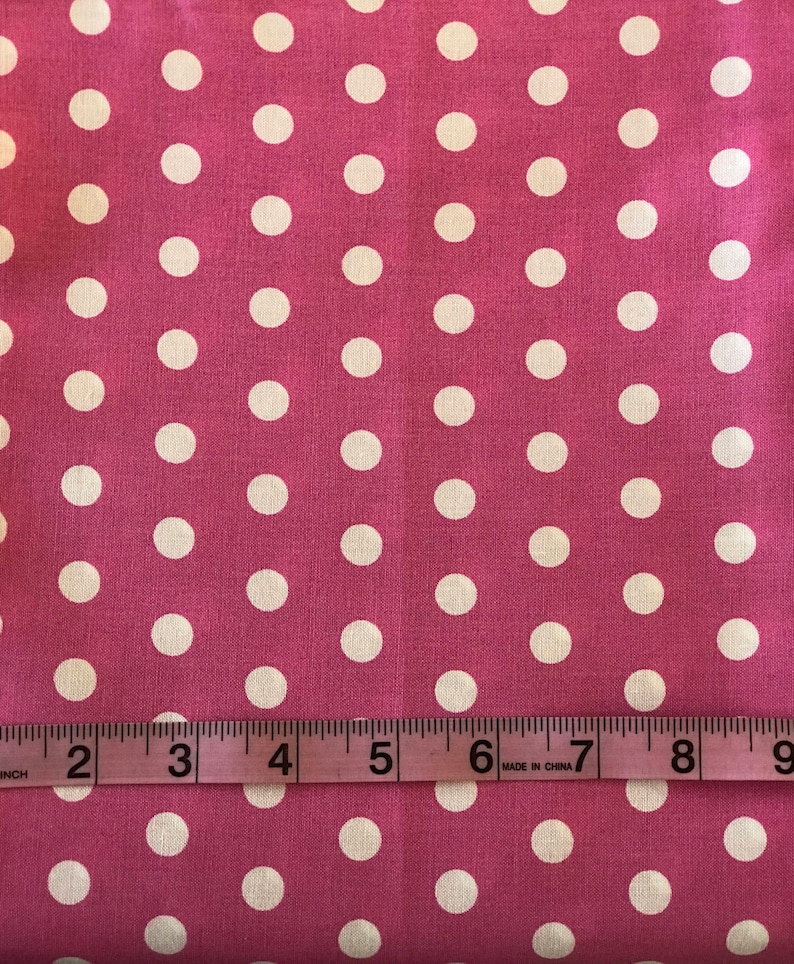 apparel hair crafts 1 yard cut applique quilting Polka Dot Fabric kids crafts crafts