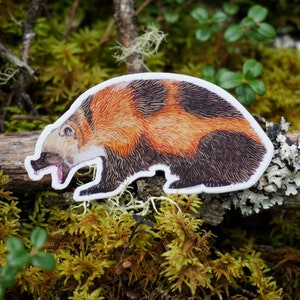 Wolverine Sticker Alaska Furbearer Mustelid Trapping Alaskan Payton Up North