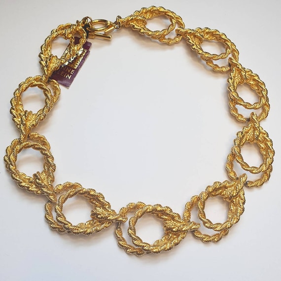 Anne Klein Gold Chain Link Necklace