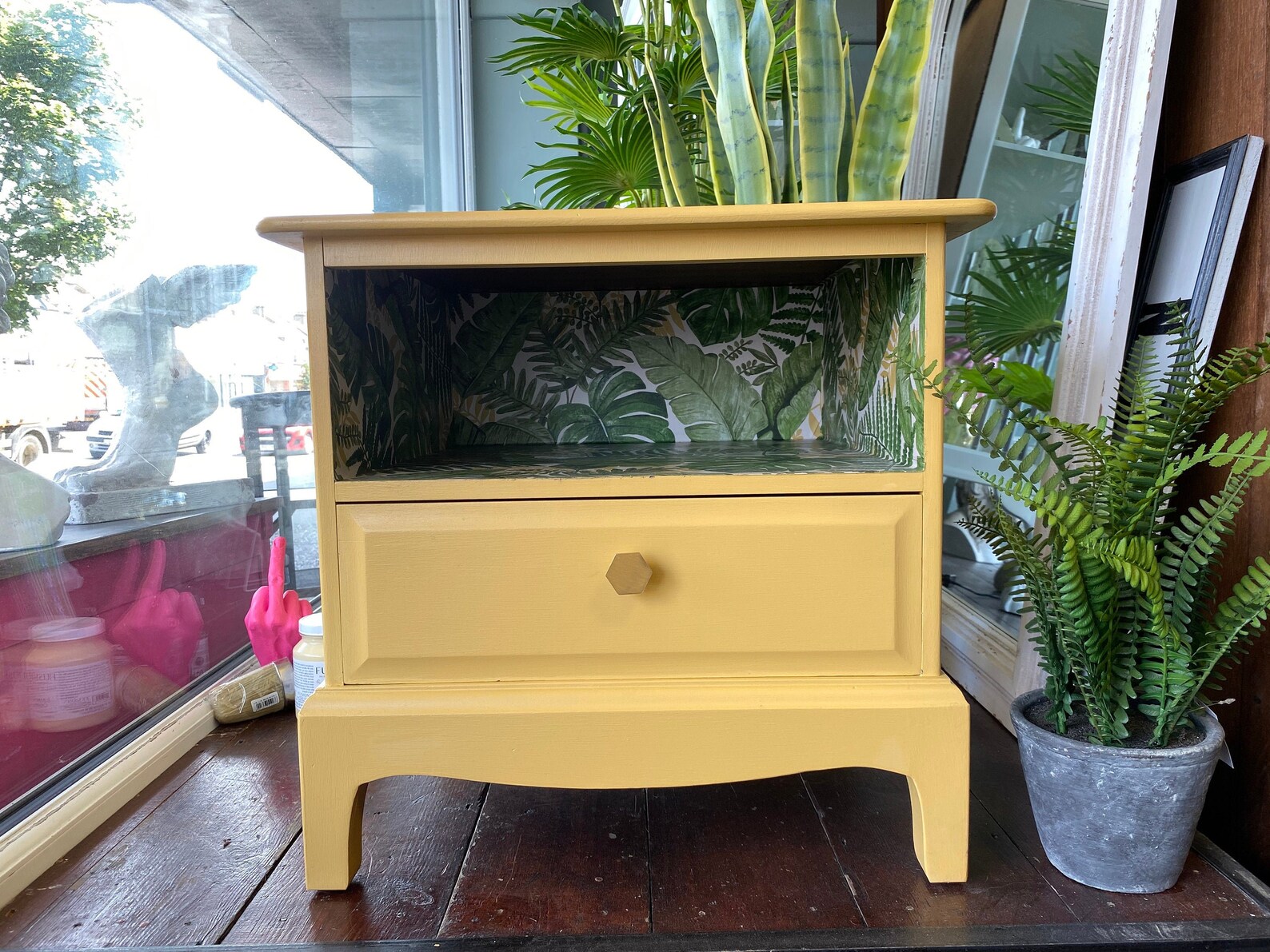 Yellow Bedside Table Chest of Drawers NOW SOLD Can Be Reproduced If You
