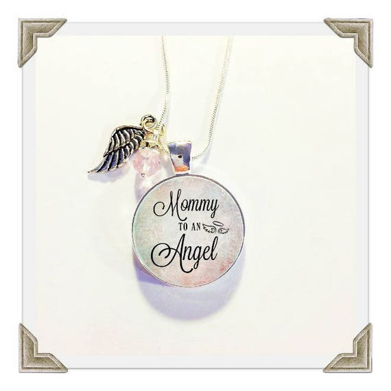 Baby Memorial Charm Mommy To An Angel In Memory Loss Of Etsy