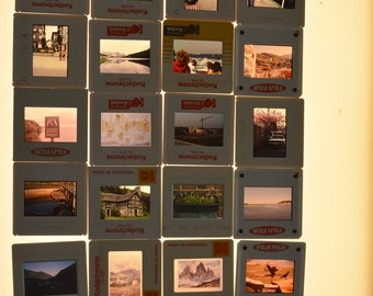 HTF Vintage 1967 Scenic Color Slides Idaho Lake Coeur d/'Alene Tourist Souvenir Photos Kodachrome GAF Film