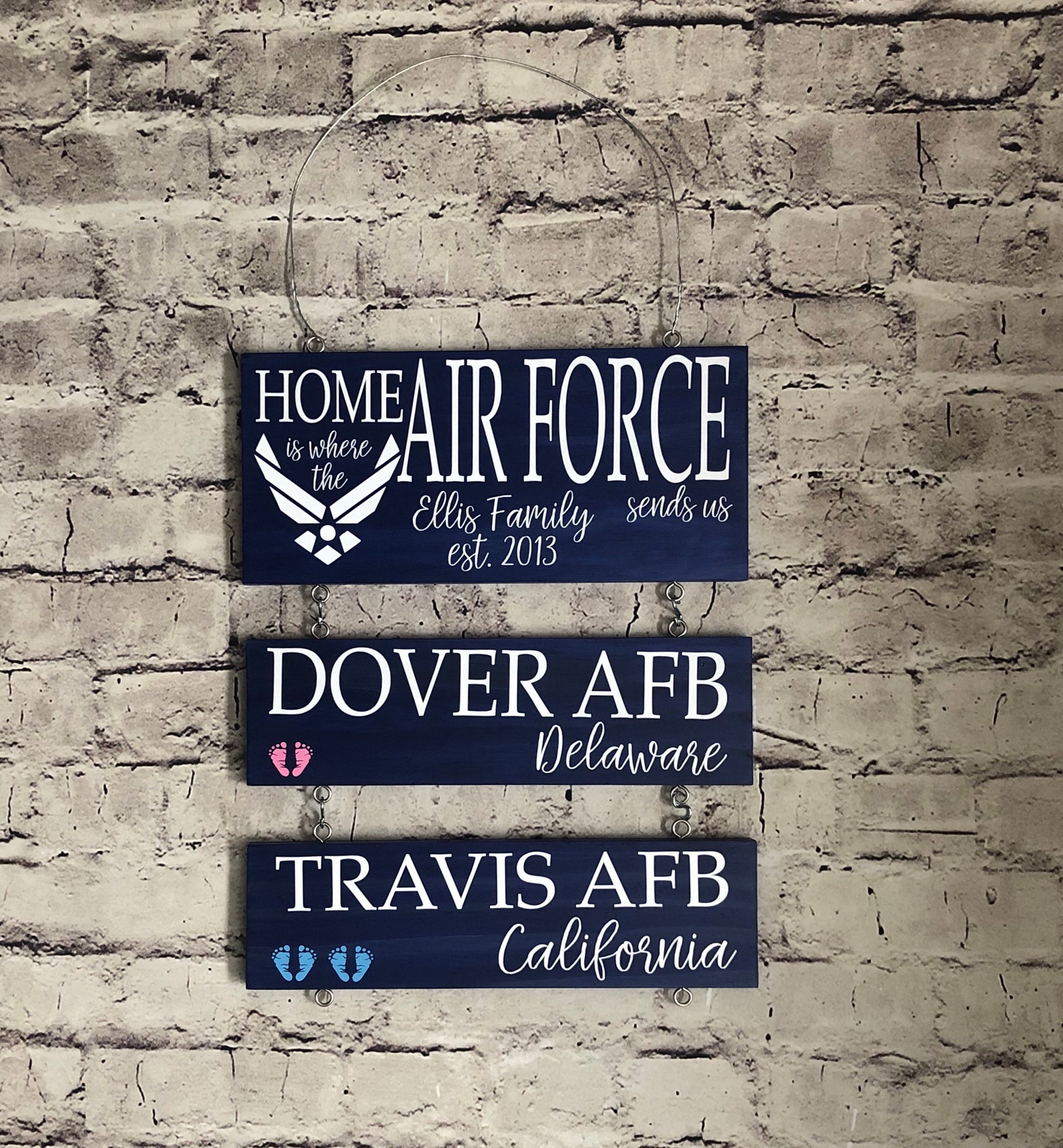 Home is Where Air Force Sends Us Sign Wooden Military Signs Etsy