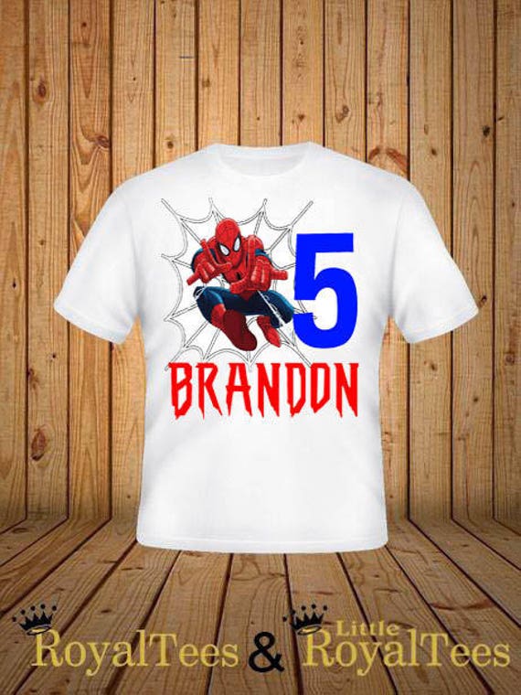 camisas de spiderman