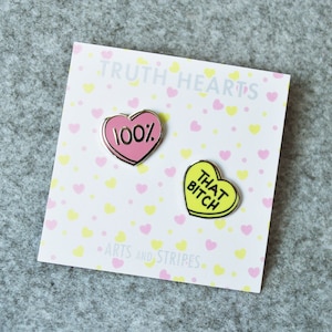 Truth Hearts - Pin Set