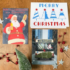 Pacote de 3 - Cartões de Natal de Chicago