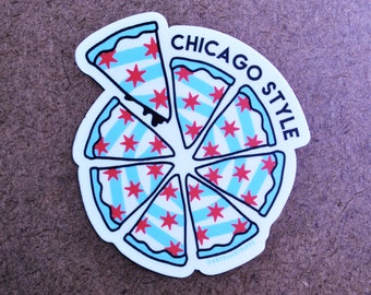 Chicago Style Pizza - Sticker