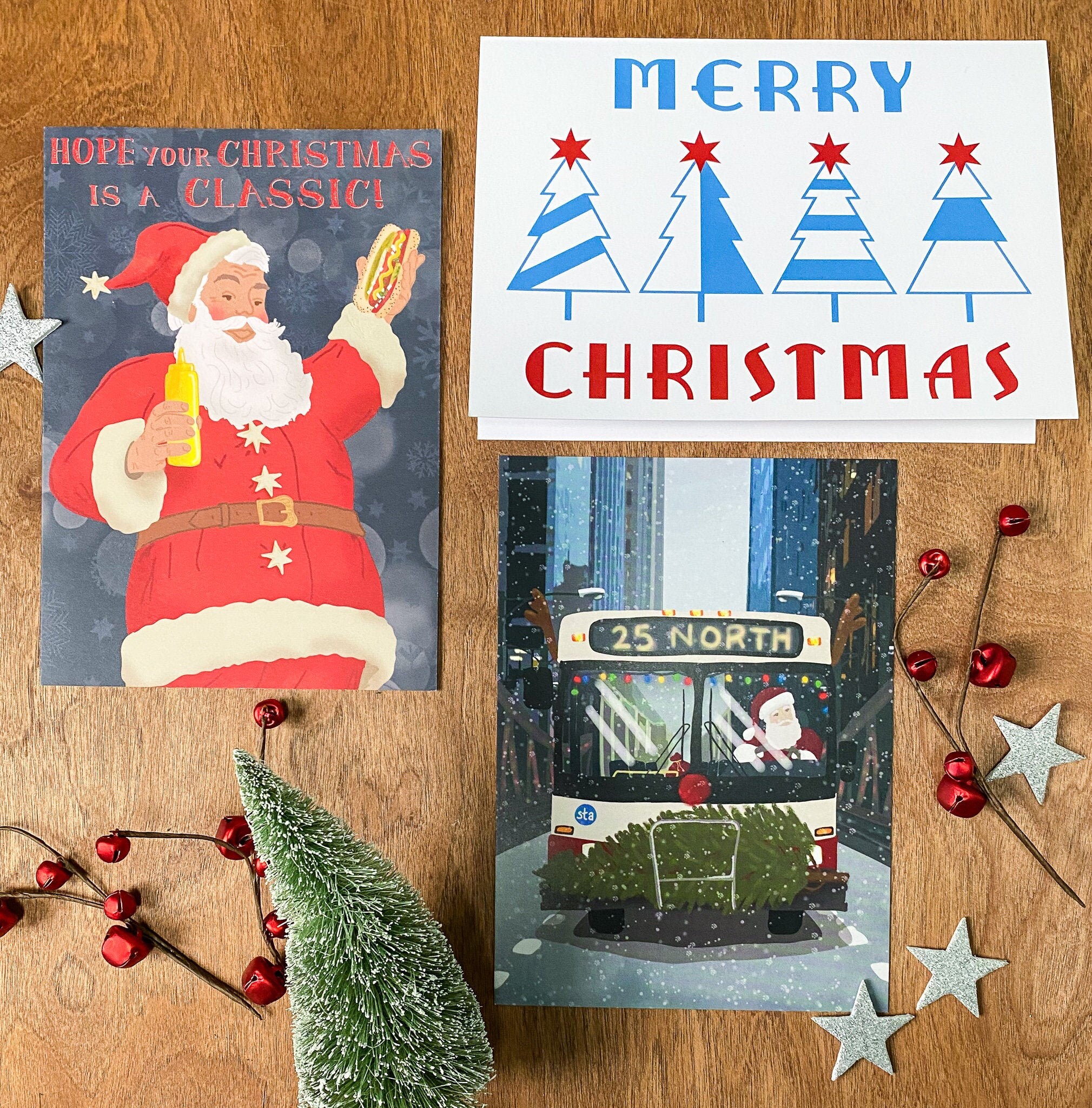 3 pack - Chicago Holiday Cards
