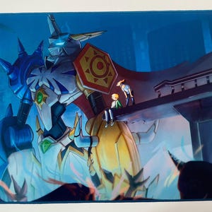 Tapis de jeu de cartes Omnimon Digimon, tapis de souris de jeu de cartes Digimon, tapis de jeu TCG, tapis de jeu de cartes imperméable doux avec et sans mémoire