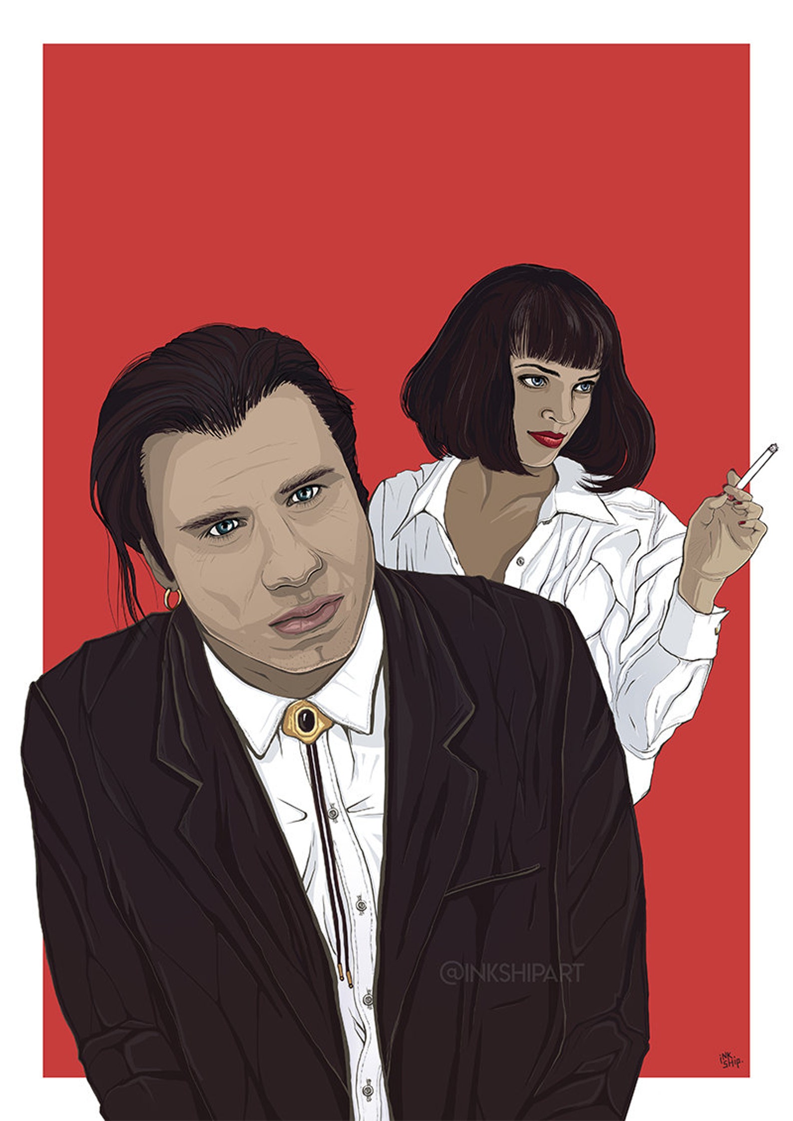 Pulp Fiction Poster Vincent Vega Mia Wallace TV Movie Art Etsy UK Pulp Fiction Poster Vincent Vega Mia Wallace TV Movie Art Etsy UK