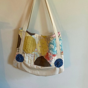 Repurposed Vintage Quilt Tote