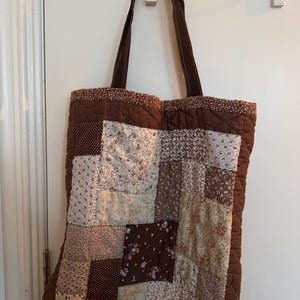 Repurposed Vintage Quilt Tote