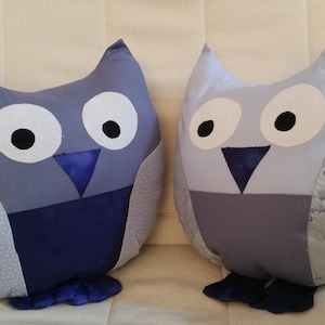 Stuffed owl pillow, Handmade owl, Owl toy for kids, Soft owl, Gift for owl lovers, Stuffed animal, Nursery decor, Custom owl, Owl for baby