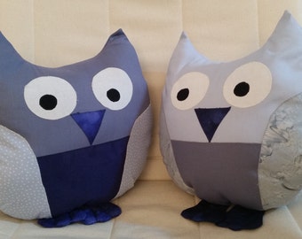 Stuffed owl pillow, Handmade owl, Owl toy for kids, Soft owl, Gift for owl lovers, Stuffed animal, Nursery decor, Custom owl, Owl for baby