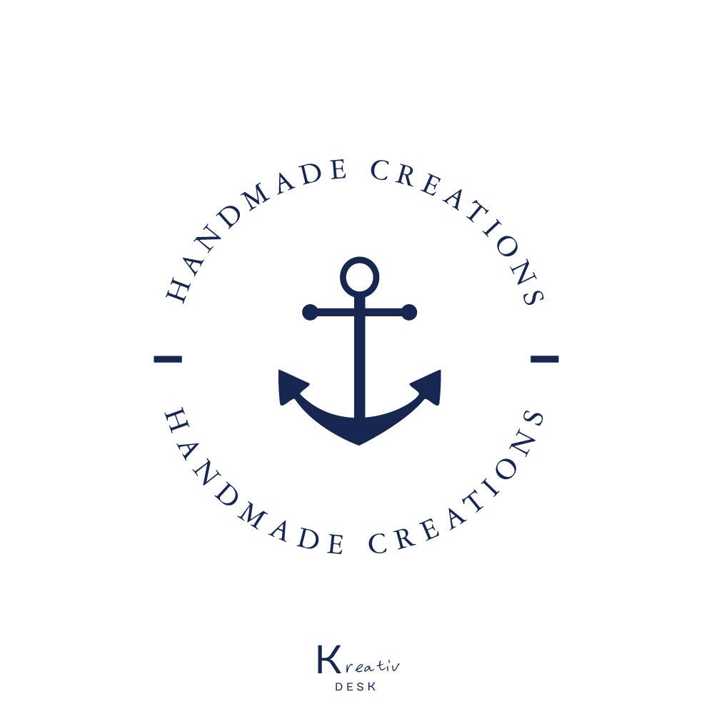 Anchor Logo. Nautical Logo. Marine Logo. Sea Apparel Logo