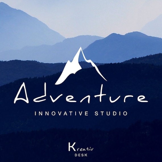 Mountain Logo Adventure Logo Nature Logo Outdoor Logo Etsy