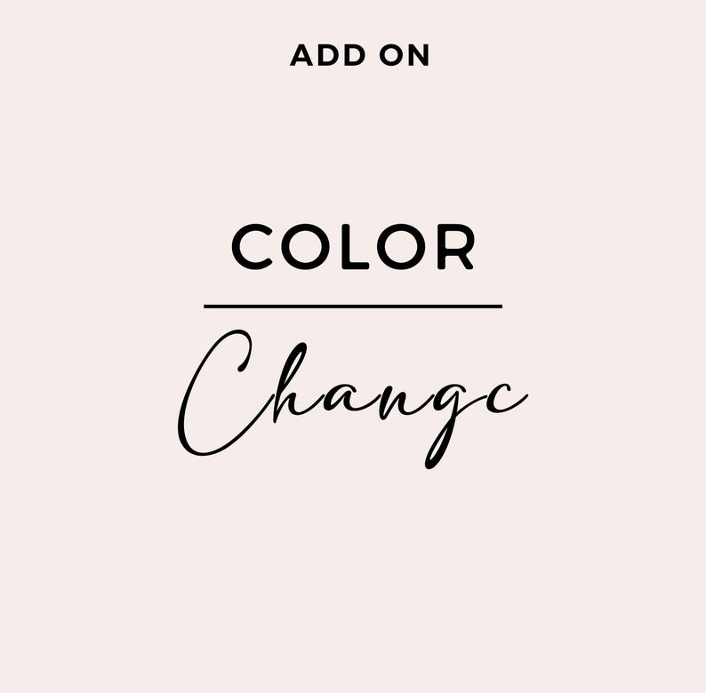 Logo Color Change Add-on Service (customization) - Etsy