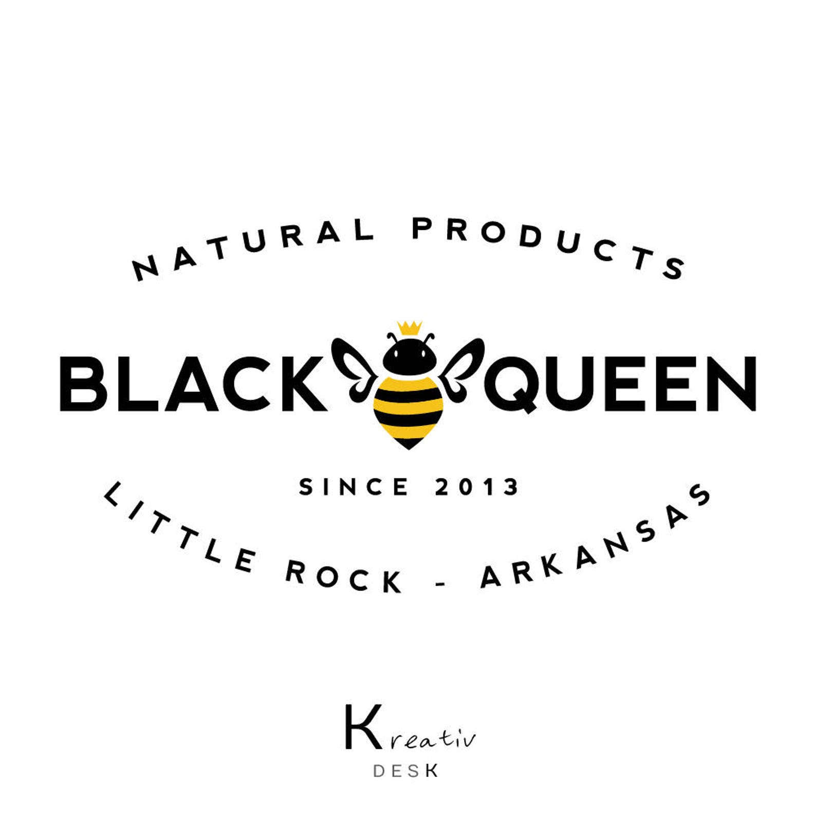 Bee Logo Design Bee Business Logo Handmade Bee Logo Natural Etsy
